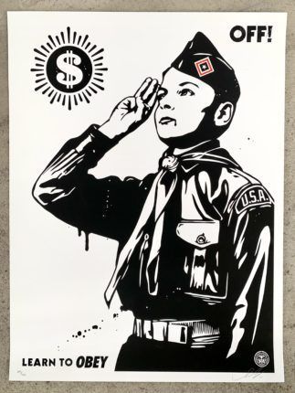 Shepard FAIREY (OBEY) - Learn to Obey, 2014
