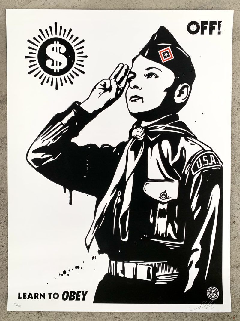 Shepard FAIREY (OBEY) - Learn to Obey, 2014
