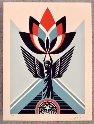 Shepard FAIREY (OBEY) - Lotus Angel, 2020