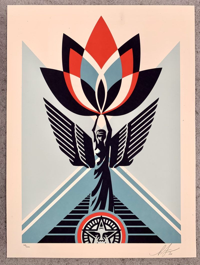 Shepard FAIREY (OBEY) - Lotus Angel, 2020