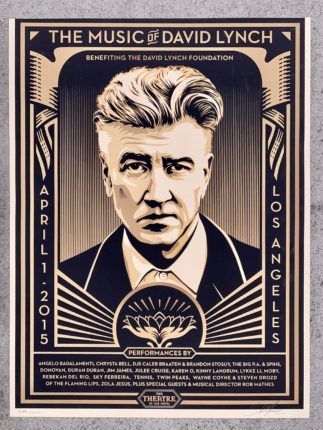 Shepard FAIREY (OBEY) - The music of David Lynch, 2015