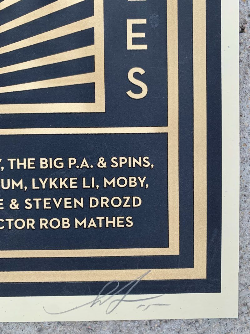 Shepard FAIREY (OBEY) - The music of David Lynch, 2015