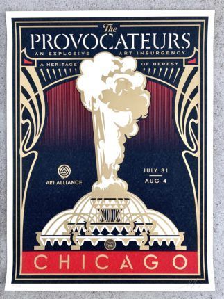 Shepard FAIREY (OBEY) - The provocateurs Chicago, 2014