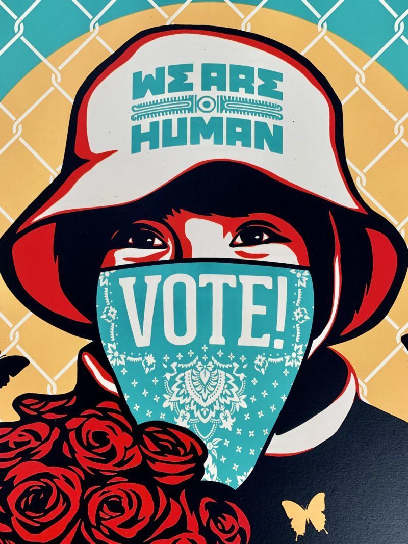 Shepard FAIREY (OBEY) - Vote ! Stop Fascism, 2020