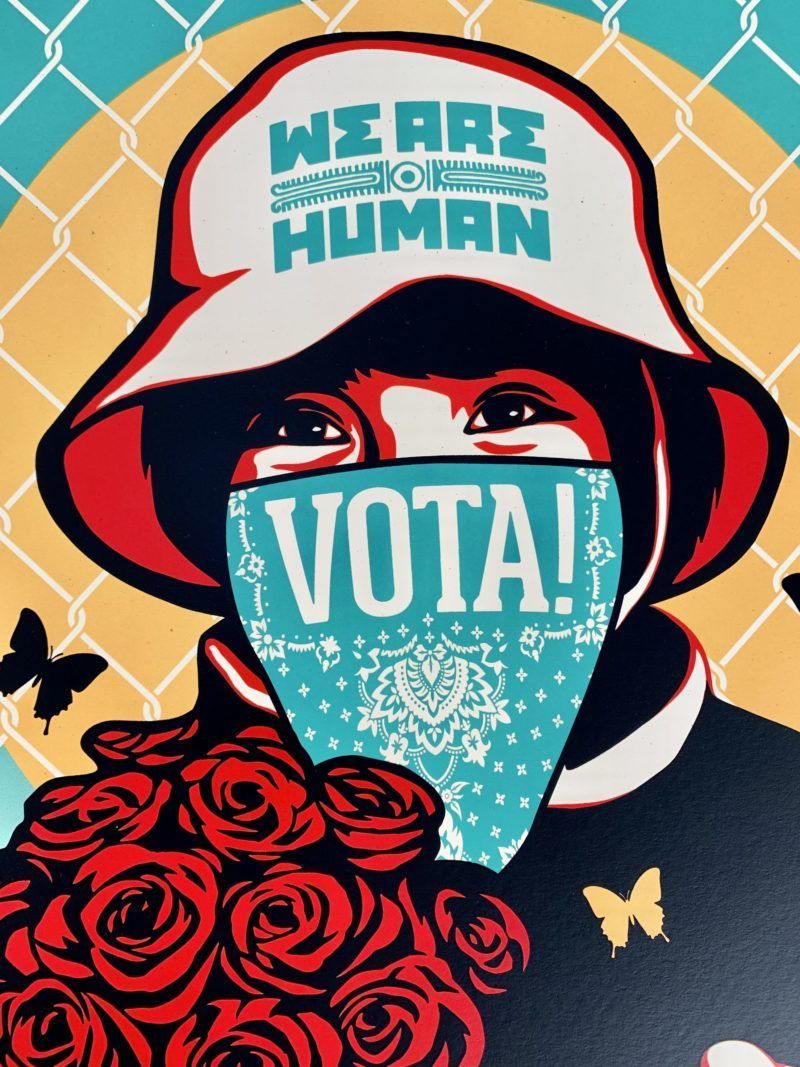 Shepard FAIREY (OBEY) - Vote ! Stop Fascism, 2020