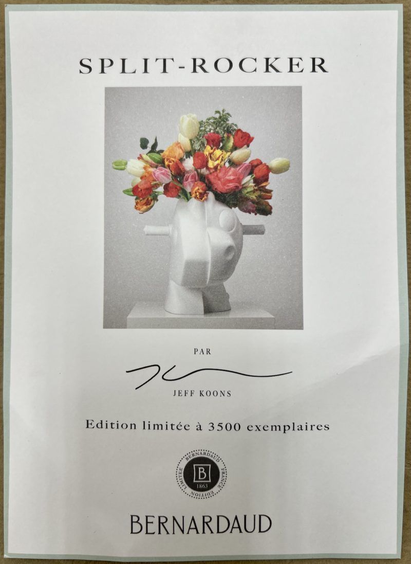 Jeff KOONS - Split Rocker Vase