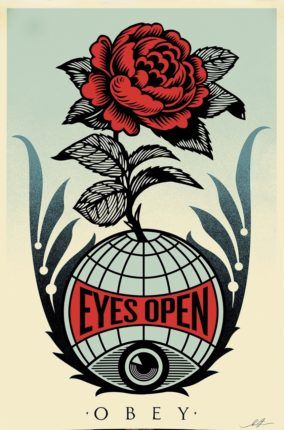 Shepard FAIREY (OBEY) - Eyes open