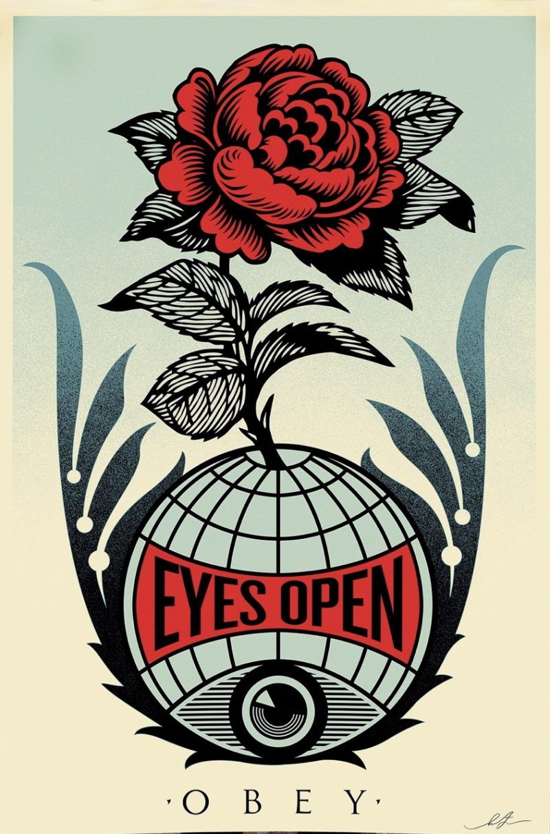 Shepard FAIREY (OBEY) - Eyes open
