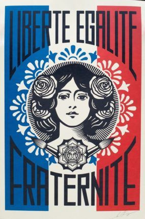 Shepard FAIREY (OBEY) - Liberte, egalite, fraternite