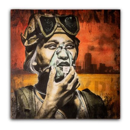 Eddie COLLA - Black trees paint red skies